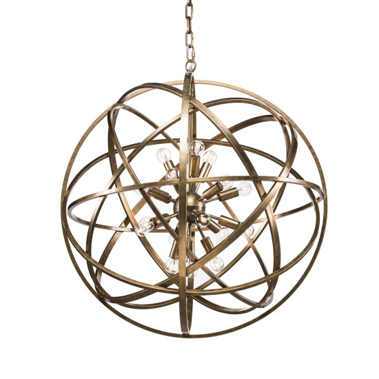 Nest Taklampa Mässing 80cm- Gratis Hemleverans.