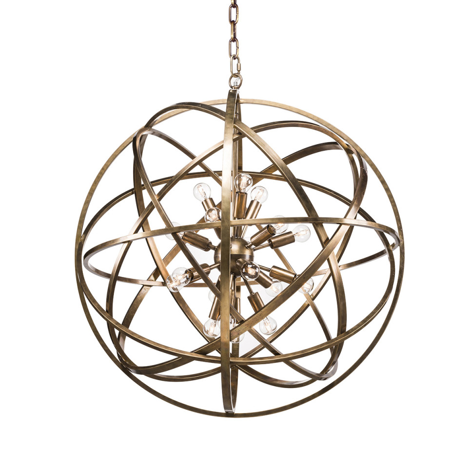 Nest Taklampa Mässing 80cm- Gratis Hemleverans.