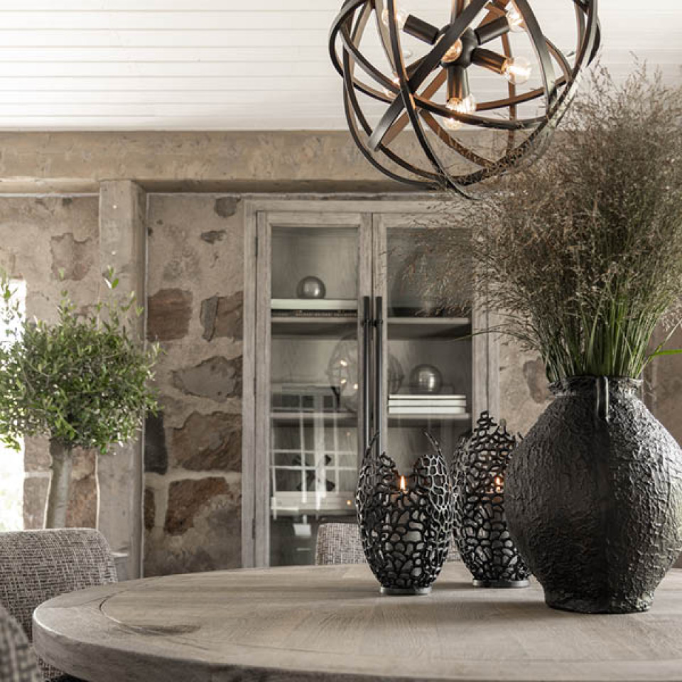 Nest Taklampa Svart 50cm- Gratis Hemleverans.