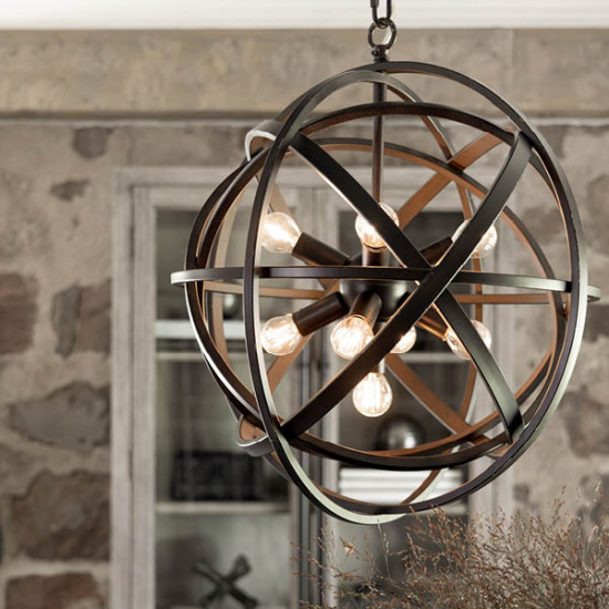 Nest Taklampa Svart 50cm- Gratis Hemleverans.