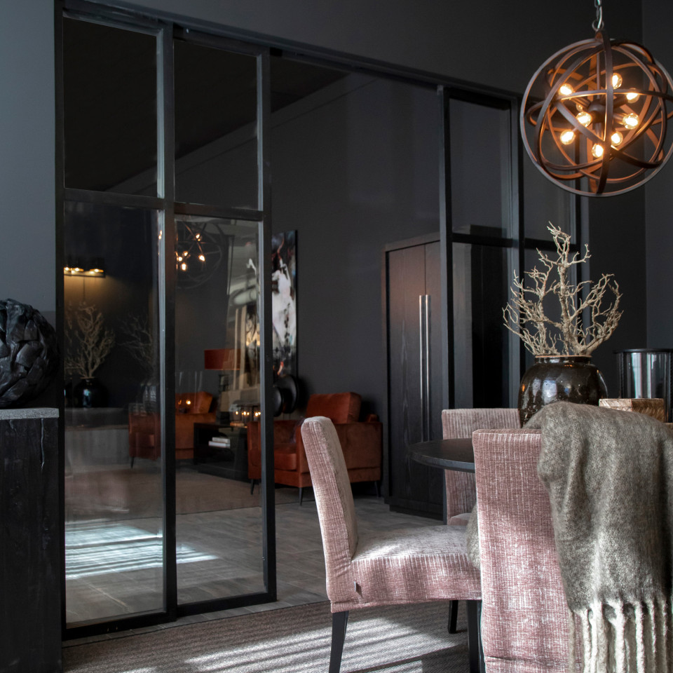 Nest Taklampa Svart 50cm- Gratis Hemleverans.