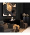 Caligo table lamp antique brass 66/90 cm
