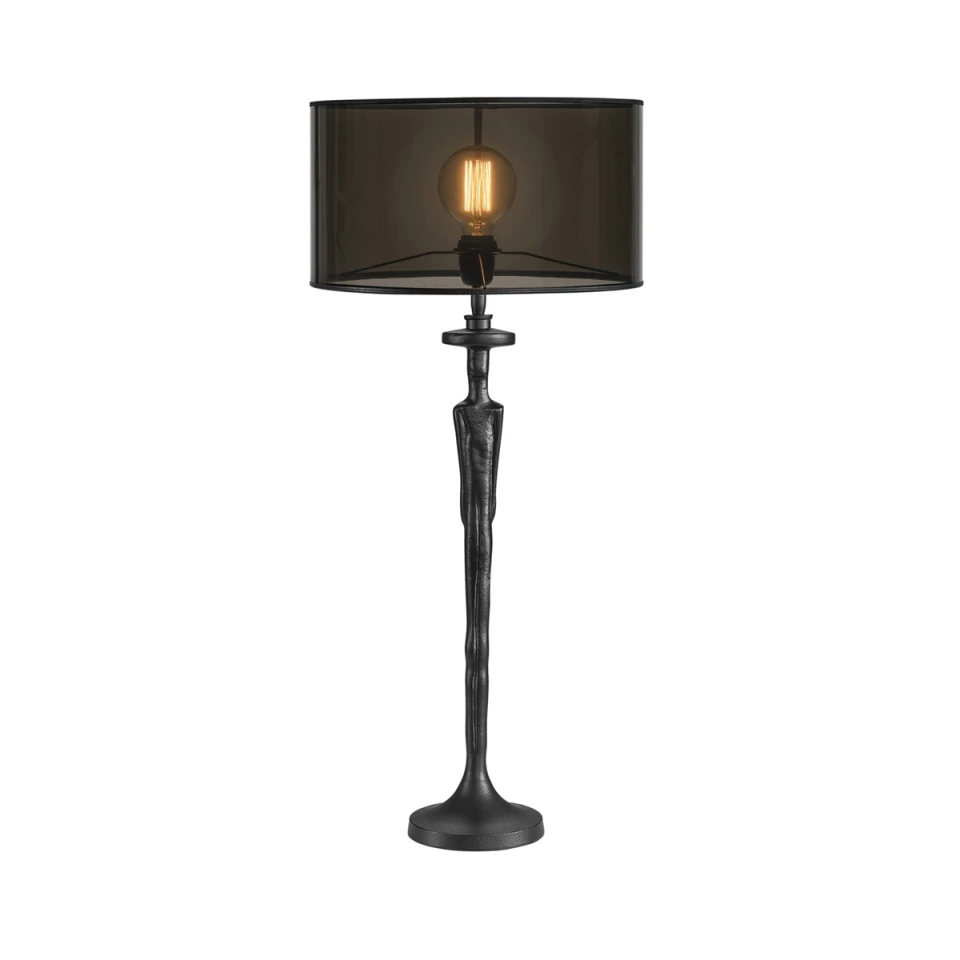 Adriano Table Lamp Black 62cm