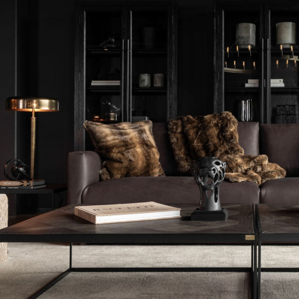 Armando bordslampa antik mässing 70 cm