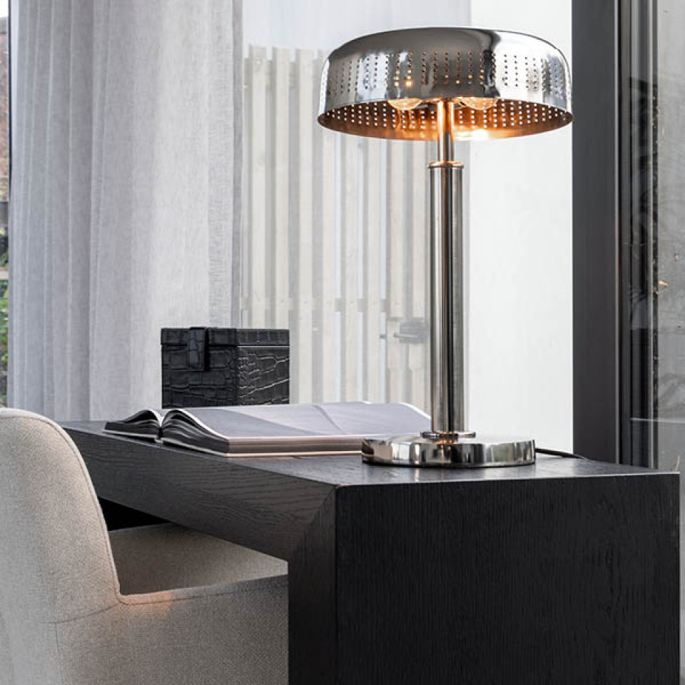 Armando bordslampa krom 50 cm