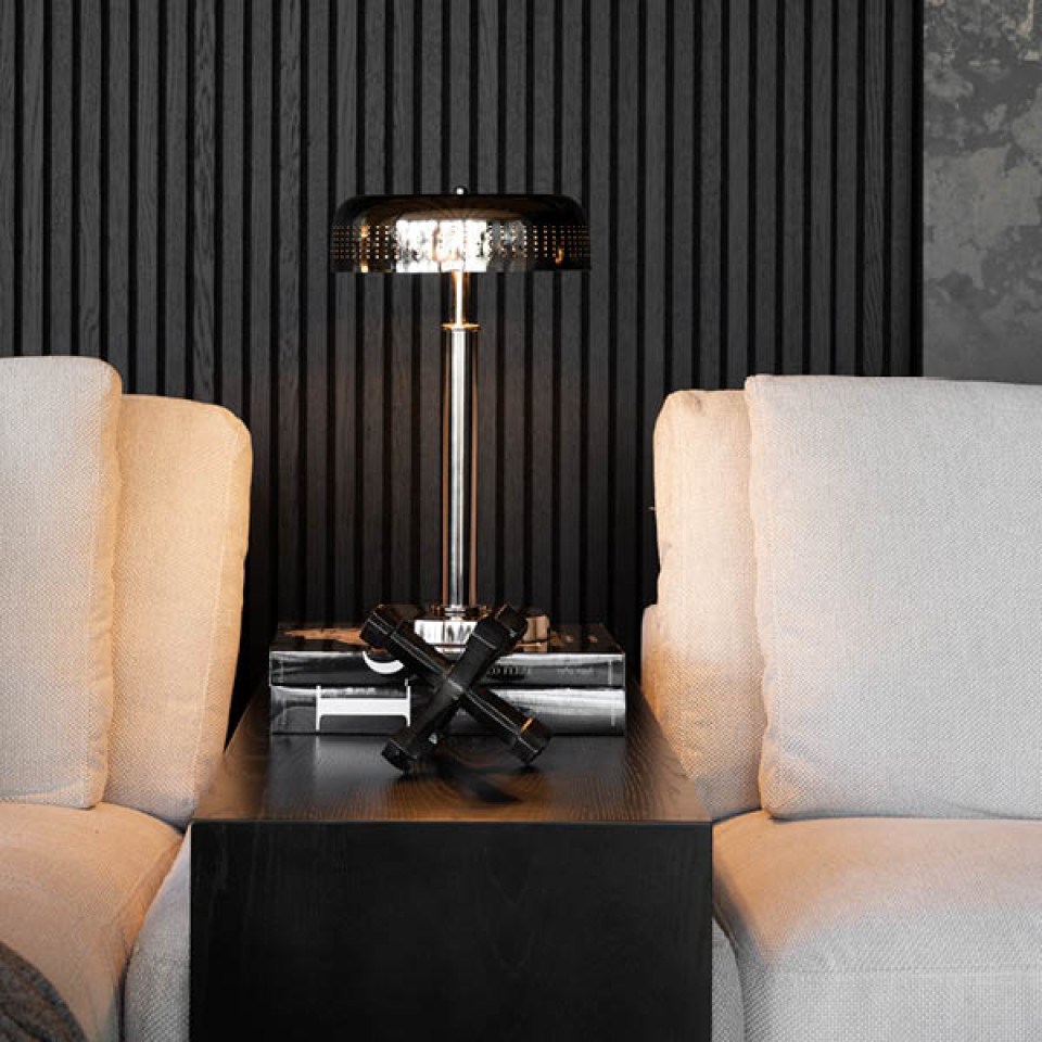 Armando bordslampa krom 50 cm