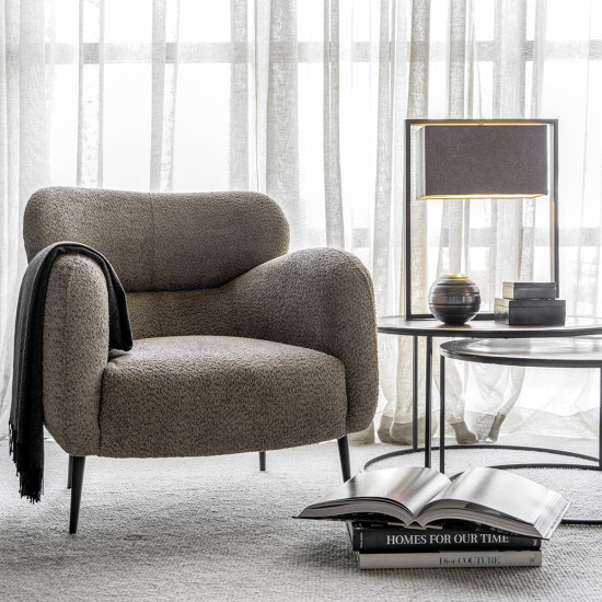 Donati Frame Table Lamp Black 61cm