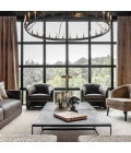 Crown Pendant Bronze ceiling lamp 165 cm diamter.
