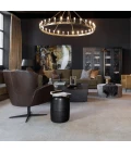 Crown Pendant Bronze ceiling lamp 165 cm diamter.