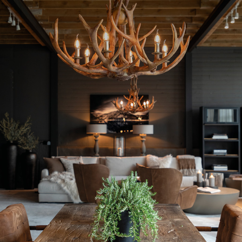 Antler Takkrona natur 92cm-Gratis Hemleverans