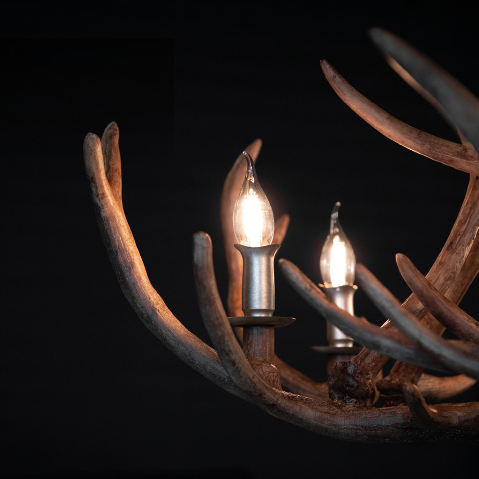 Antler Takkrona natur 92cm-Gratis Hemleverans