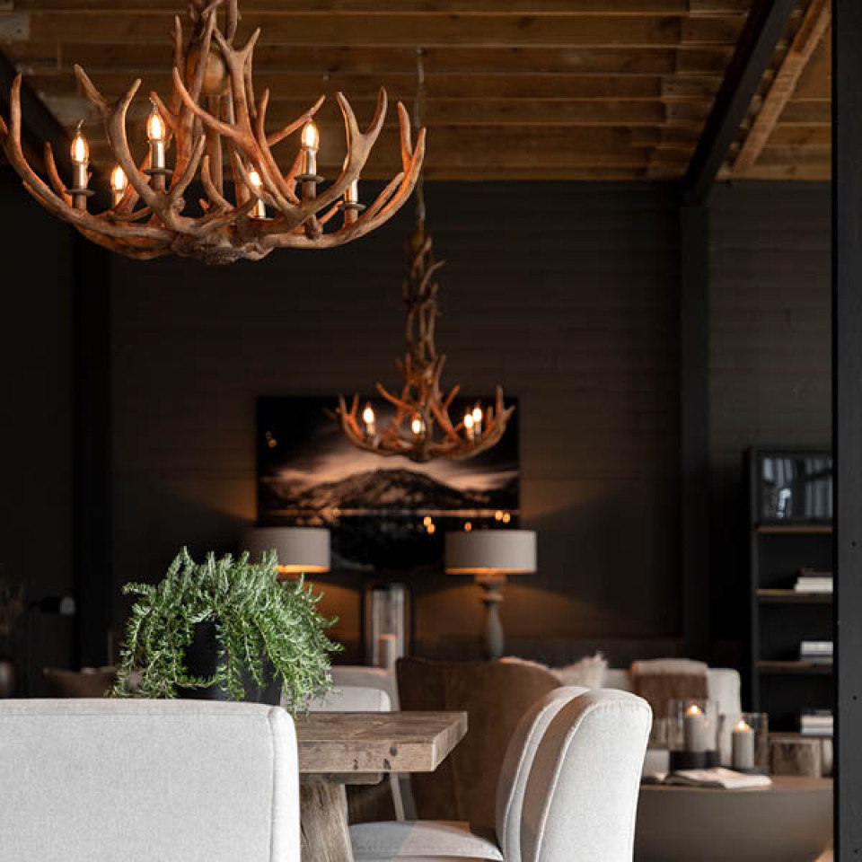 Antler Takkrona natur 92cm-Gratis Hemleverans