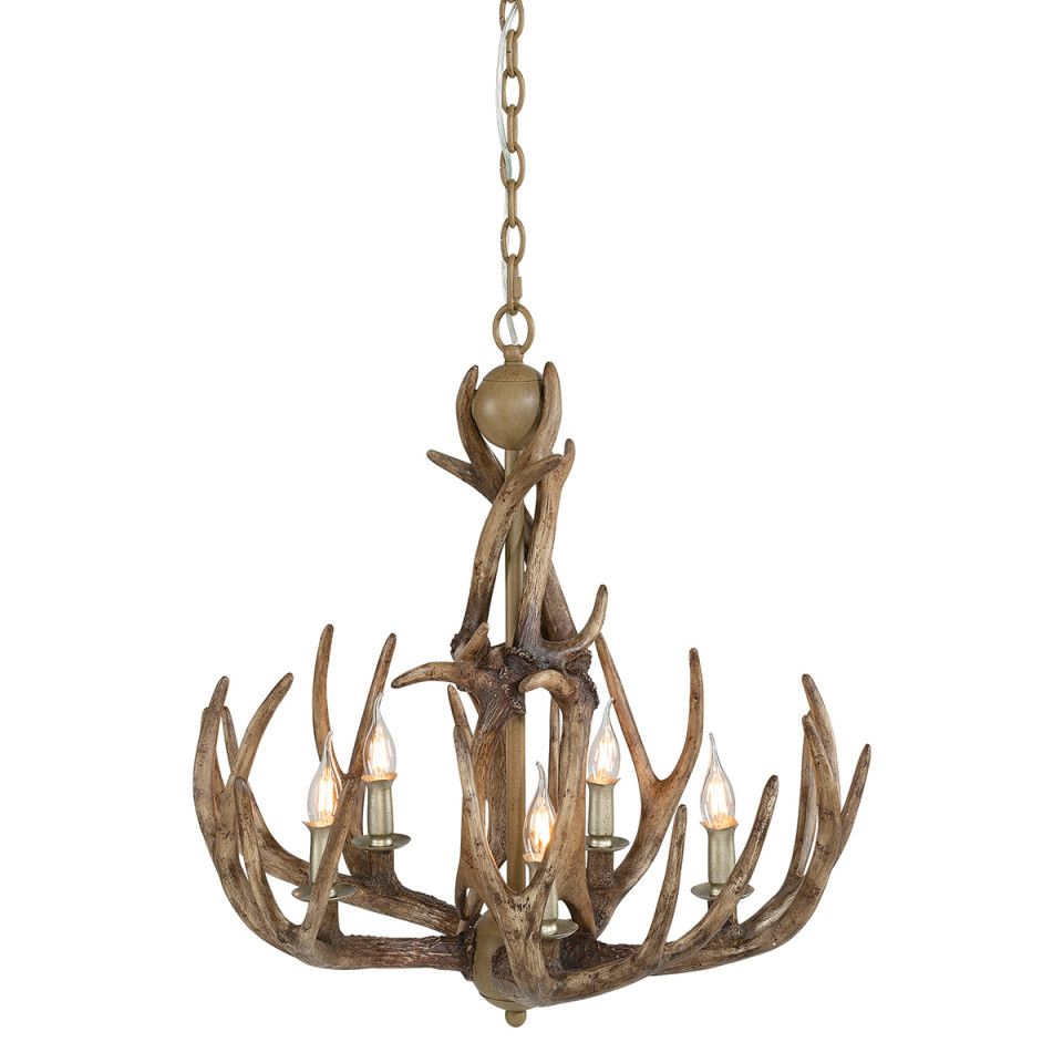 Antler takkrona natur 68 cm