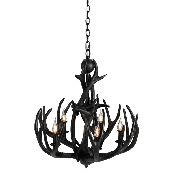 Antler takkrona svart 68 cm Antler takkrona svart 68 cm