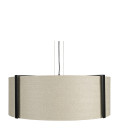 Calgary Ceiling Light Linen Beige 82cm Artwood Artwood Calgary Ceiling Light Linen Beige 82cm Artwood
