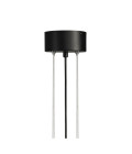 Calgary Ceiling Light Black Leather 82cm Artwood Artwood Calgary Ceiling Light Black Leather 82cm Artwood
