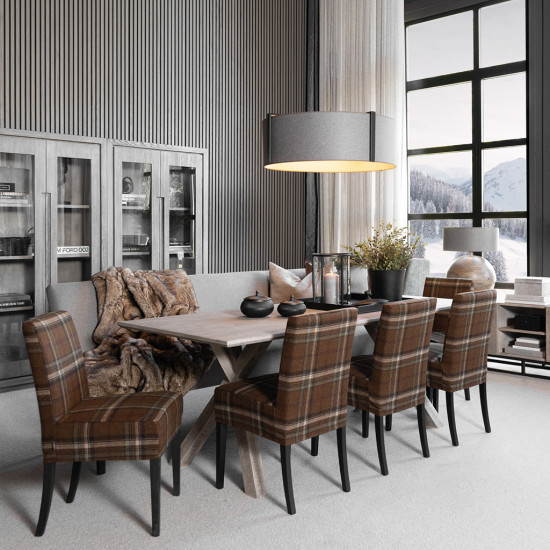 Calgary 4-Lt Ceiling Lamp Rave Natural 82cm Calgary 4-Lt Ceiling Lamp Rave Natural 82cm