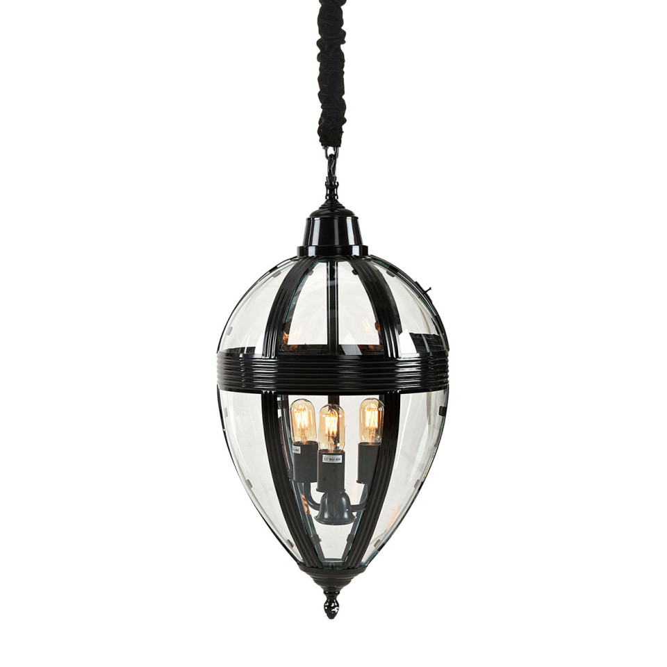 Timeless 3-ljus drop taklampa svart 40 cm Artwood Timeless 3-ljus drop taklampa svart 40 cm