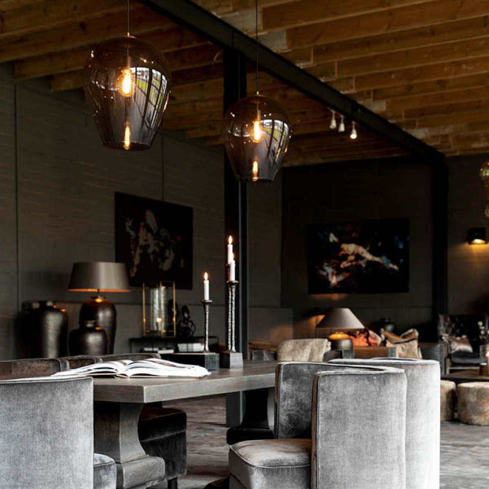 Infinity Taklampa Smoke Grey 50 cm