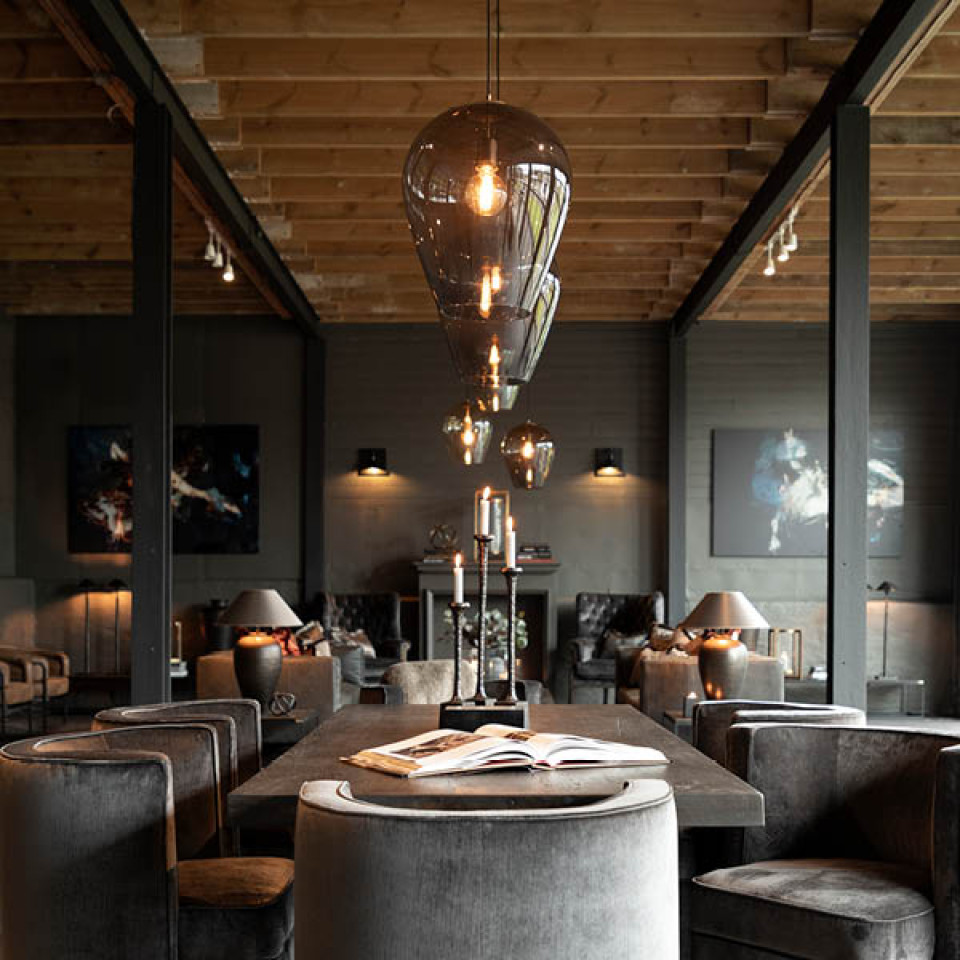 Infinity Taklampa Smoke Grey 50 cm