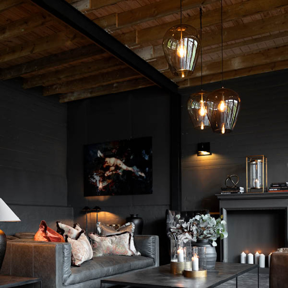 Infinity Taklampa Smoke Grey 50 cm