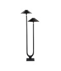 Twin golvlampa svart 142 cm