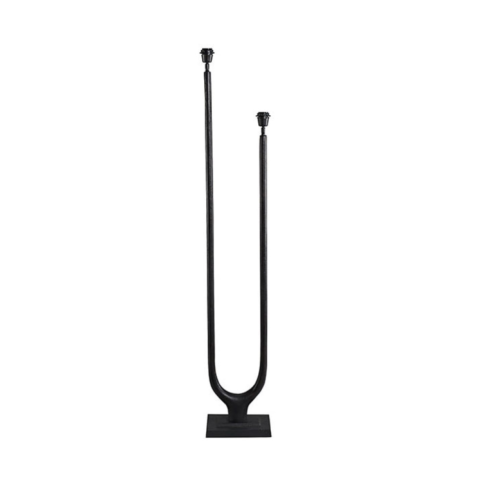 Twin golvlampa svart 142 cm