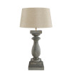Normandie Bordslampa Low Grå Trä 63cm Normandie Bordslampa Low Grå Trä 63cm