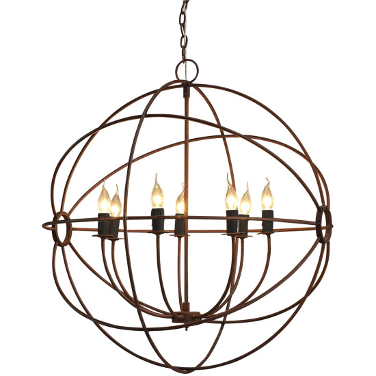 Rome Ceiling Light Rust 80cm