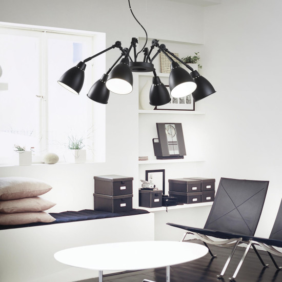 Halmstad Taklampa Svart 64.5cm Halmstad Taklampa Svart 64.5cm