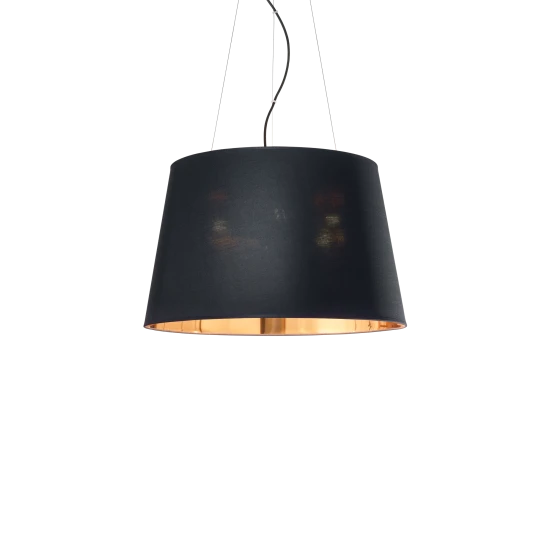 Turku taklampa svart/guld 50cm