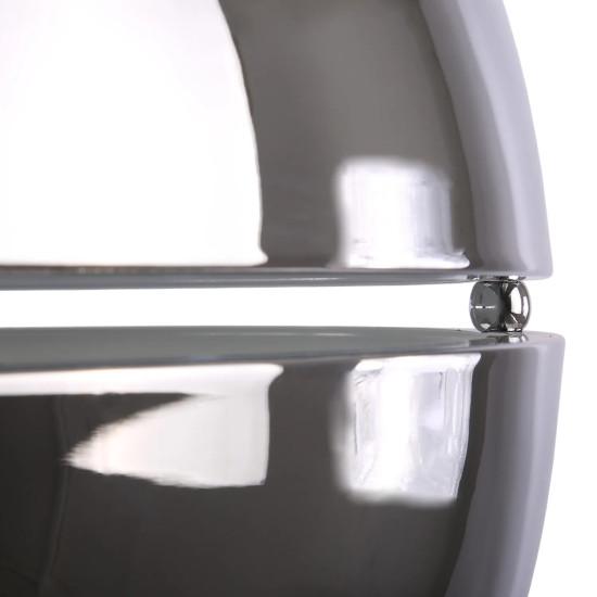 Tun taklampa krom 50cm