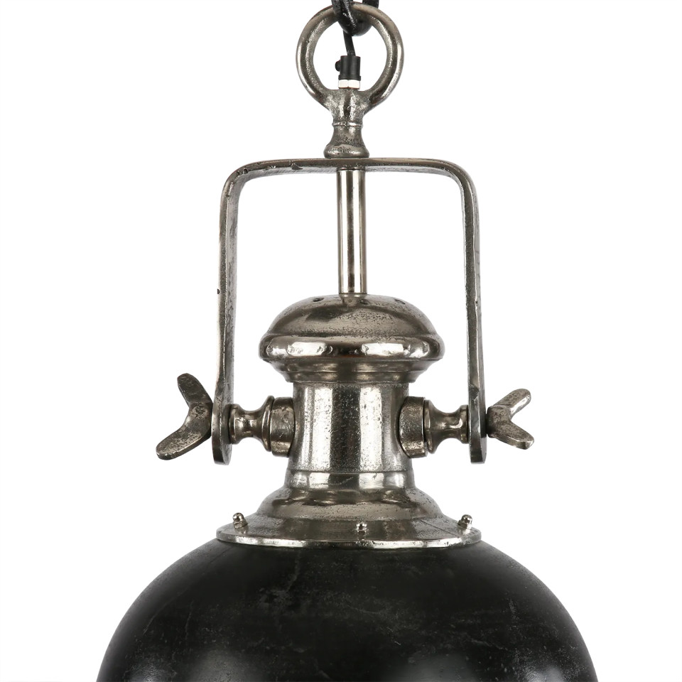 Orsa taklampa svart/silver 40cm Designed Lights Orsa taklampa svart/silver 40cm