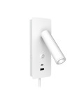 Gibo hotel wall light white 18.6cm Designed Lights Gibo hotel wall light white 18.6cm
