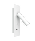 Gibo recessed hotel wall light white 22.6cm Designed Lights Gibo recessed hotel wall light white 22.6cm