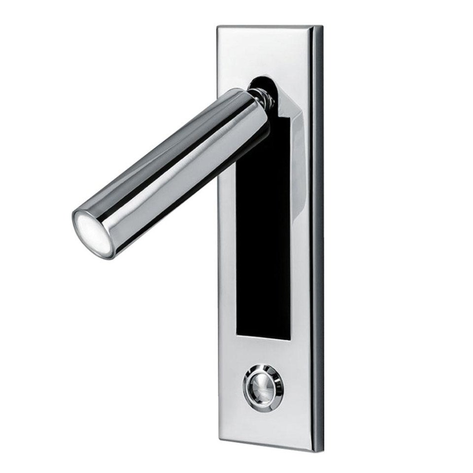 Storvik hotell vägglampa krom 17.8cm Designed Lights Storvik hotell vägglampa krom 17.8cm
