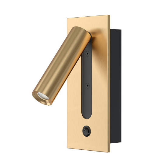 Lunda hotel wall light brushed brass 18cm Lunda hotel wall light brushed brass 18cm