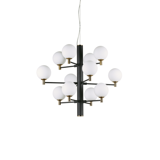 Oslo taklampa svart/guld 71cm Oslo taklampa svart/guld 71cm