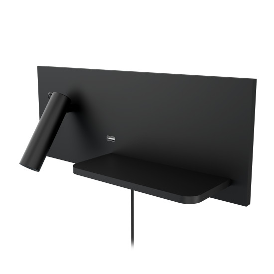 Rimbo hotel wall light black left 35cm Rimbo hotel wall light black left 35cm