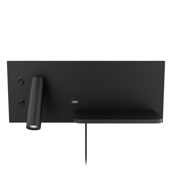 Rimbo hotel wall light black left 35cm Rimbo hotel wall light black left 35cm