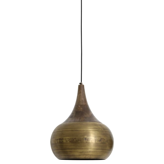 Saida ceiling light antique brass 35cm