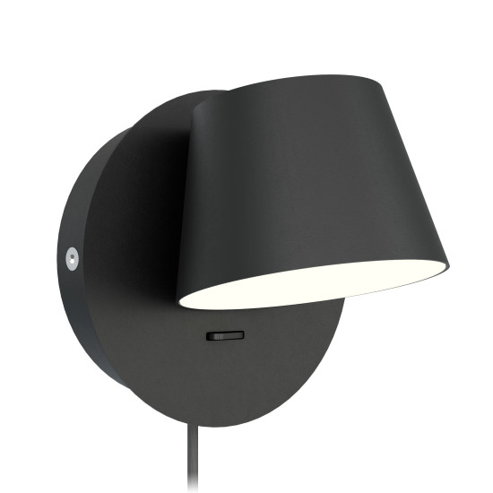 Solhult hotel wall light black 12cm Solhult hotel wall light black 12cm