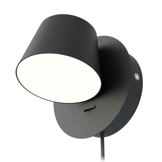 Solhult hotel wall light black 12cm Solhult hotel wall light black 12cm