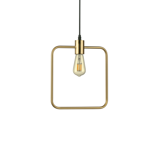 Shapes Square taklampa guld 29.5cm Shapes Square taklampa guld 29.5cm