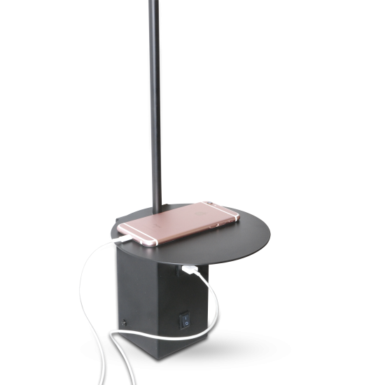 Vickelby hotell vägglampa svart 70cm Vickelby hotell vägglampa svart 70cm