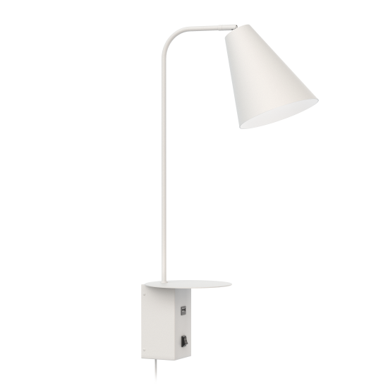 Vickelby hotel wall light white 70cm Vickelby hotel wall light white 70cm