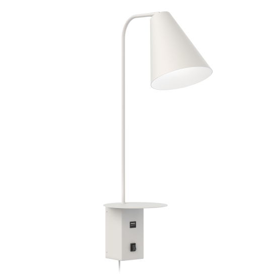 Vickelby hotell vägglampa vit 70cm