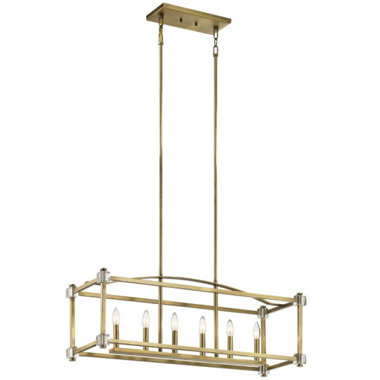 Cayden Chandelier Brass 91.4cm