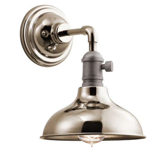Cobson Vägglampa Nickel 24,6cm