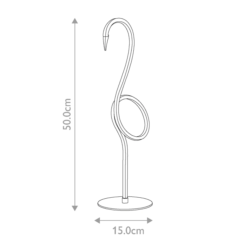 Flamingo 1 Light Bordslampa svart 50 cm